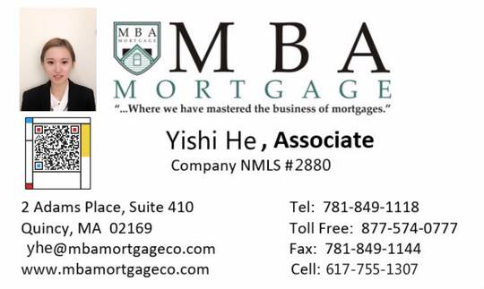 yishi 何 贷款-MBAmortgage