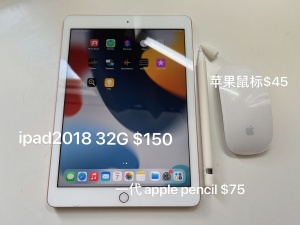 波士顿出一部玫瑰金色ipad2018配一代笔，使用流畅无卡顿