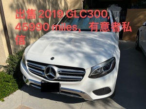 洛杉矶出售 2019奔驰GLC300，45990 miles