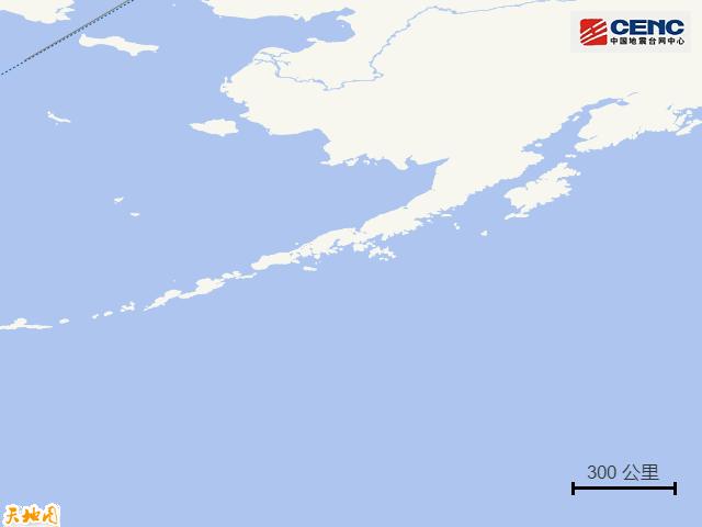 美国阿拉斯加半岛附近发生7.2级左右地震