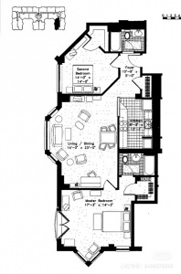 Fenway高级公寓找客厅女室友，带基本家具，租金$1300