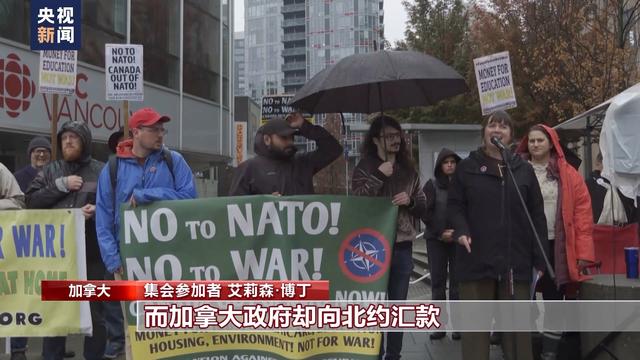 加拿大多地举行反战集会 呼吁北约停止拱火浇油