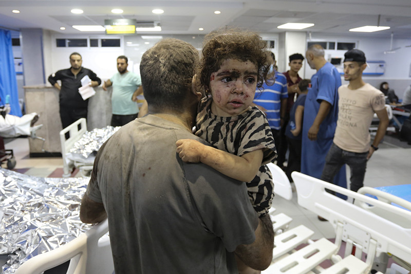 外媒：以色列被指炮击加沙两家医院 英美等国呼吁以方遵守国际法