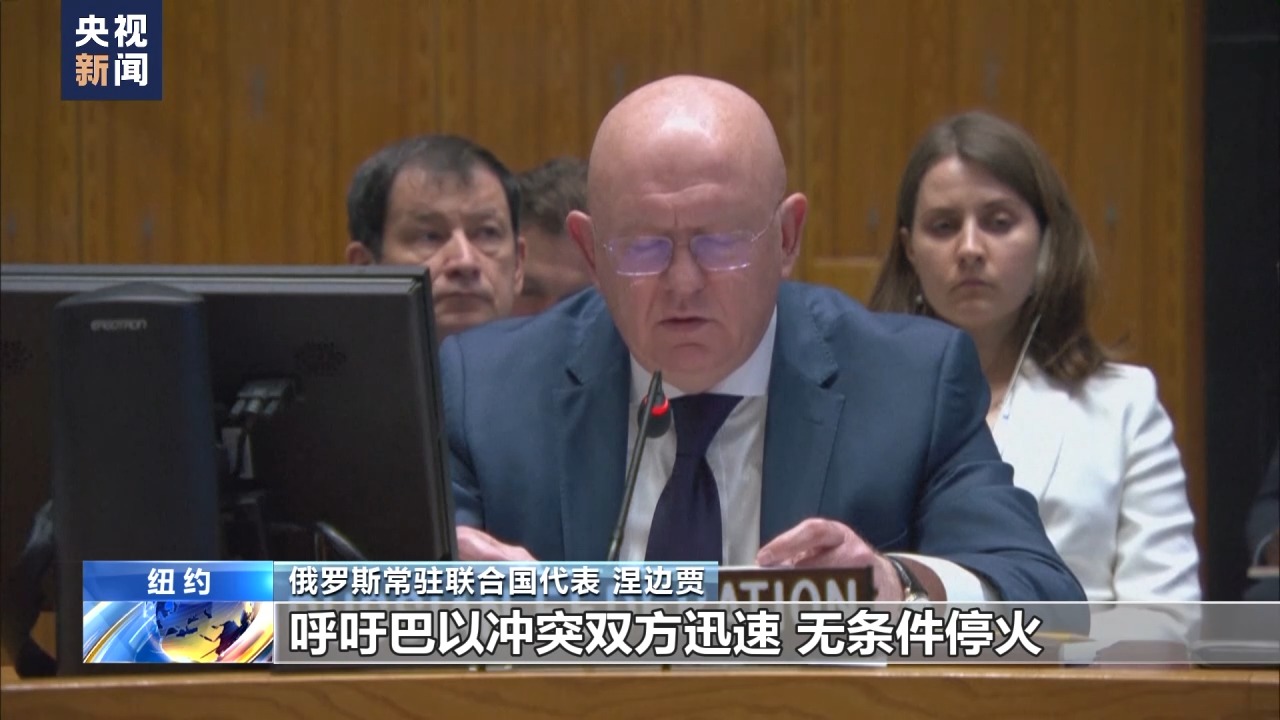 围绕巴以局势决议草案 美俄在联合国安理会展开交锋